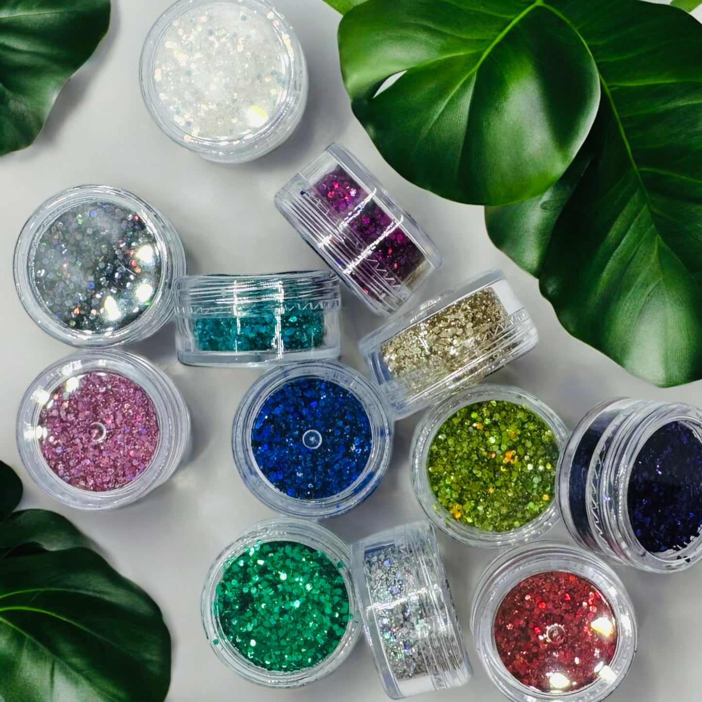 BLUE BALLS Sapphire bio chunky fine glitter