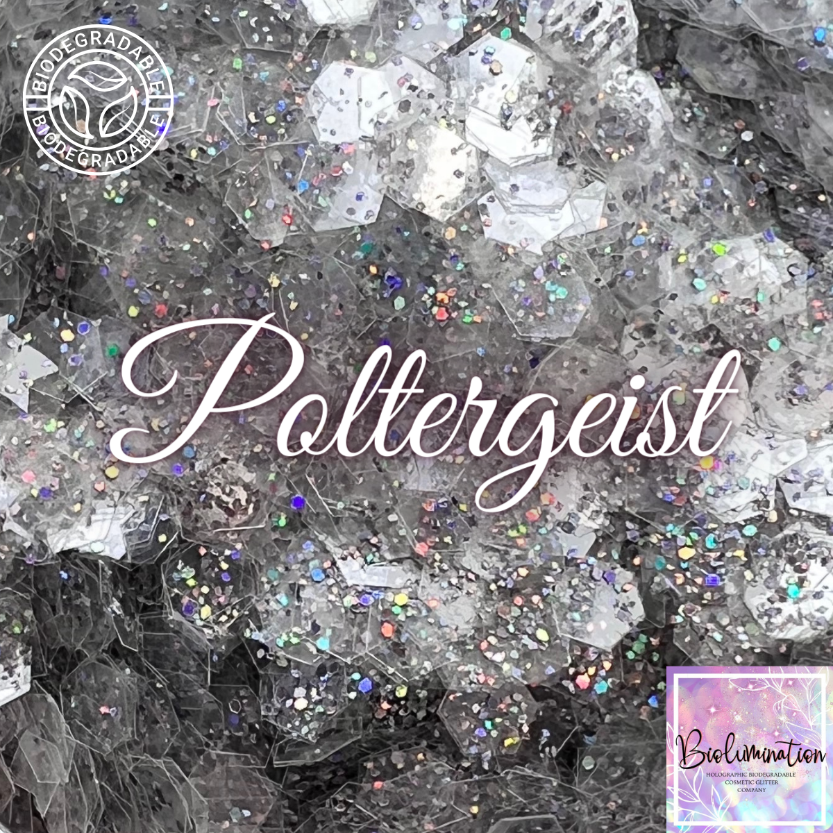 POLTERGEIST holographic biodegradable glitter