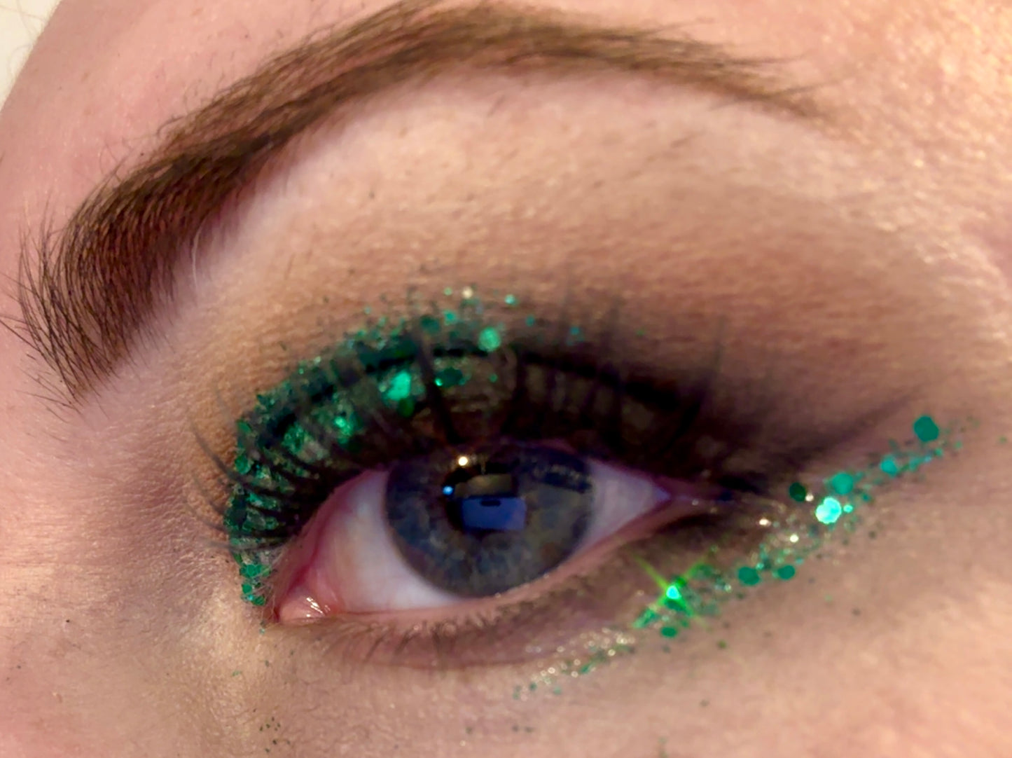 POISON ENVY emerald bio chunky fine glitter