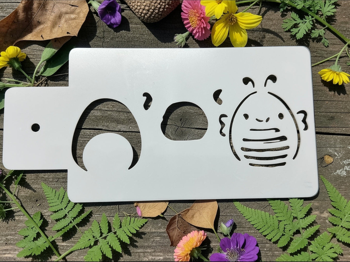 SQUISHY BUMBLEBEE stencil