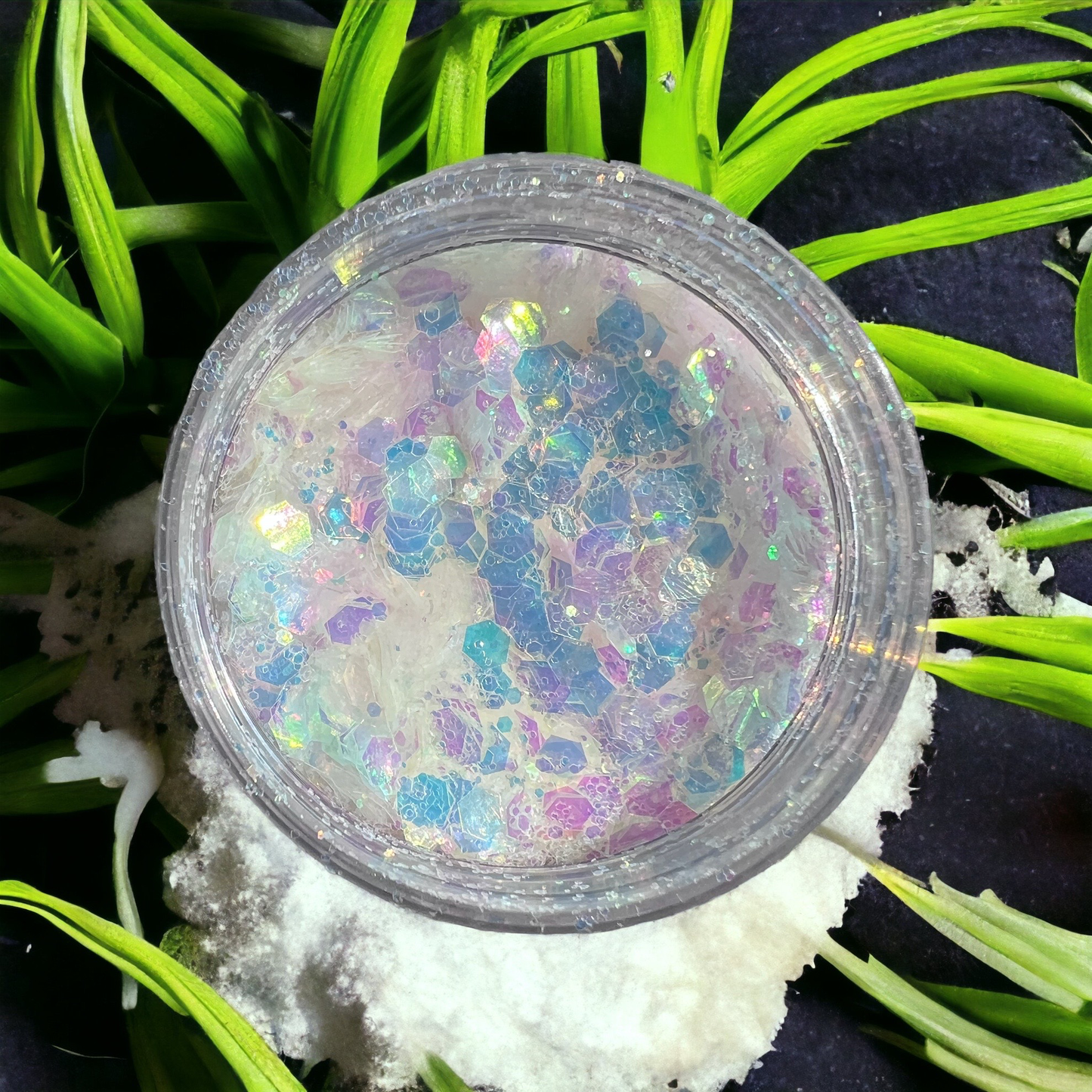 Paillettes biodégradables holographiques SUGAR DADDY