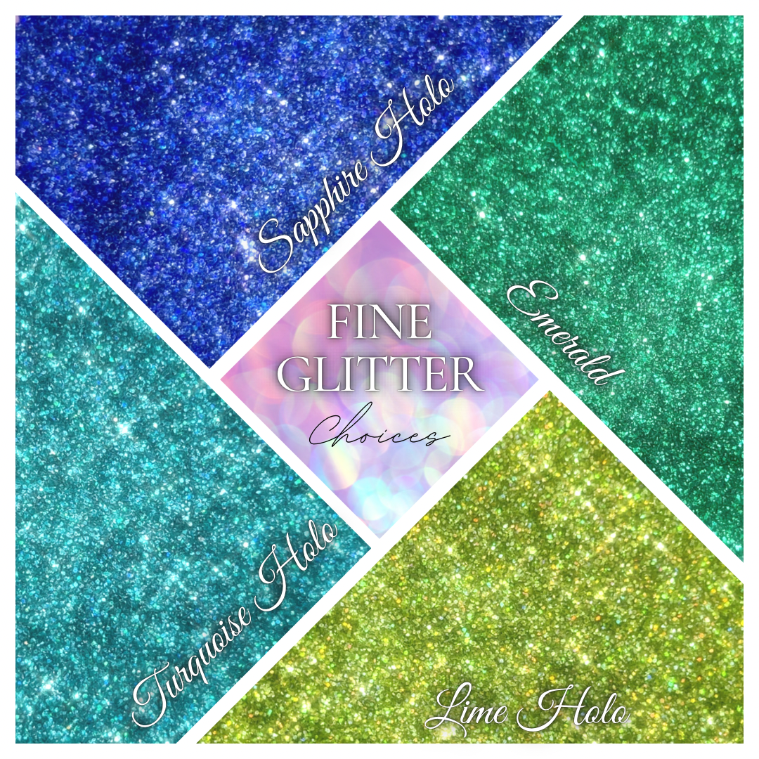 PYO fine glitter stack