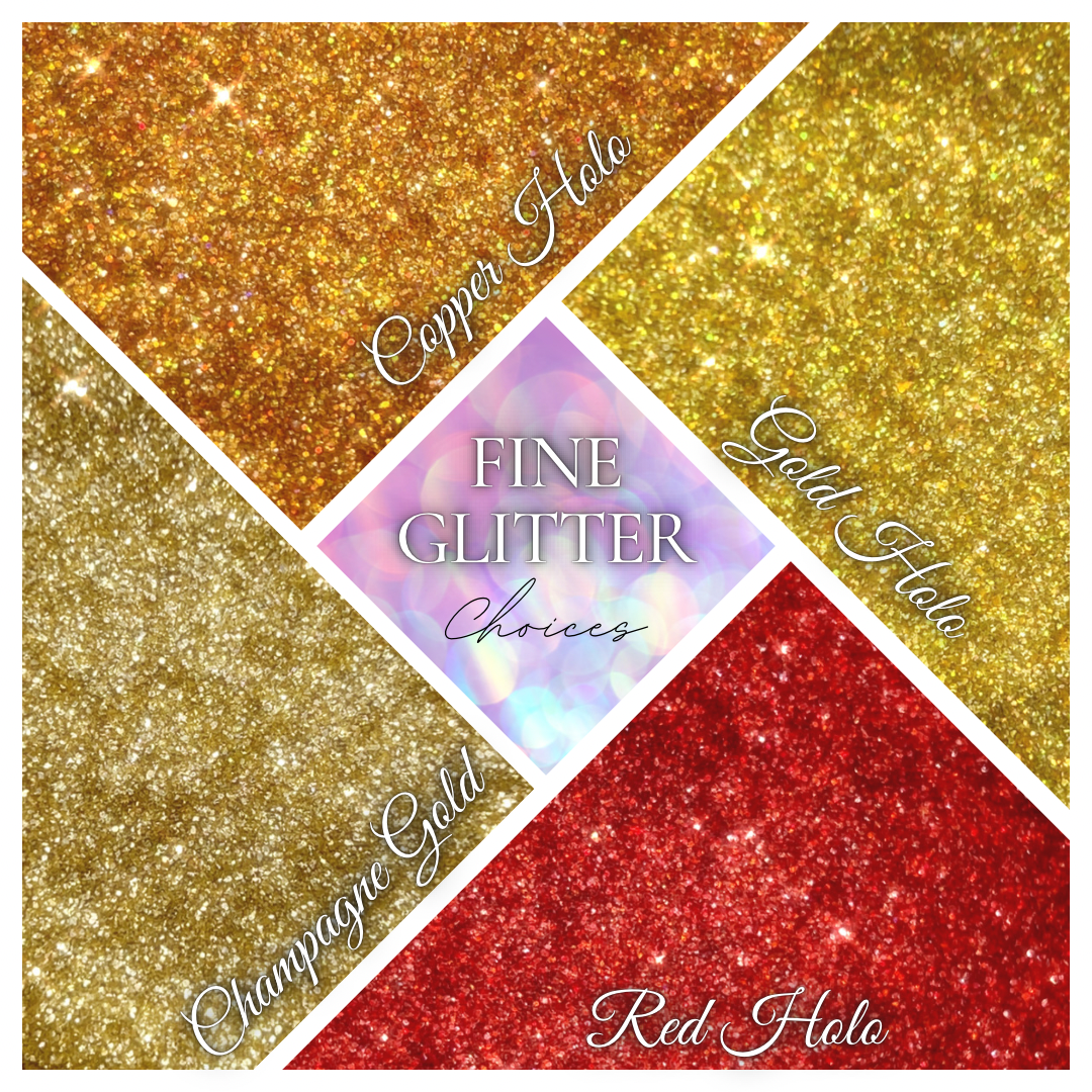 PYO fine glitter stack