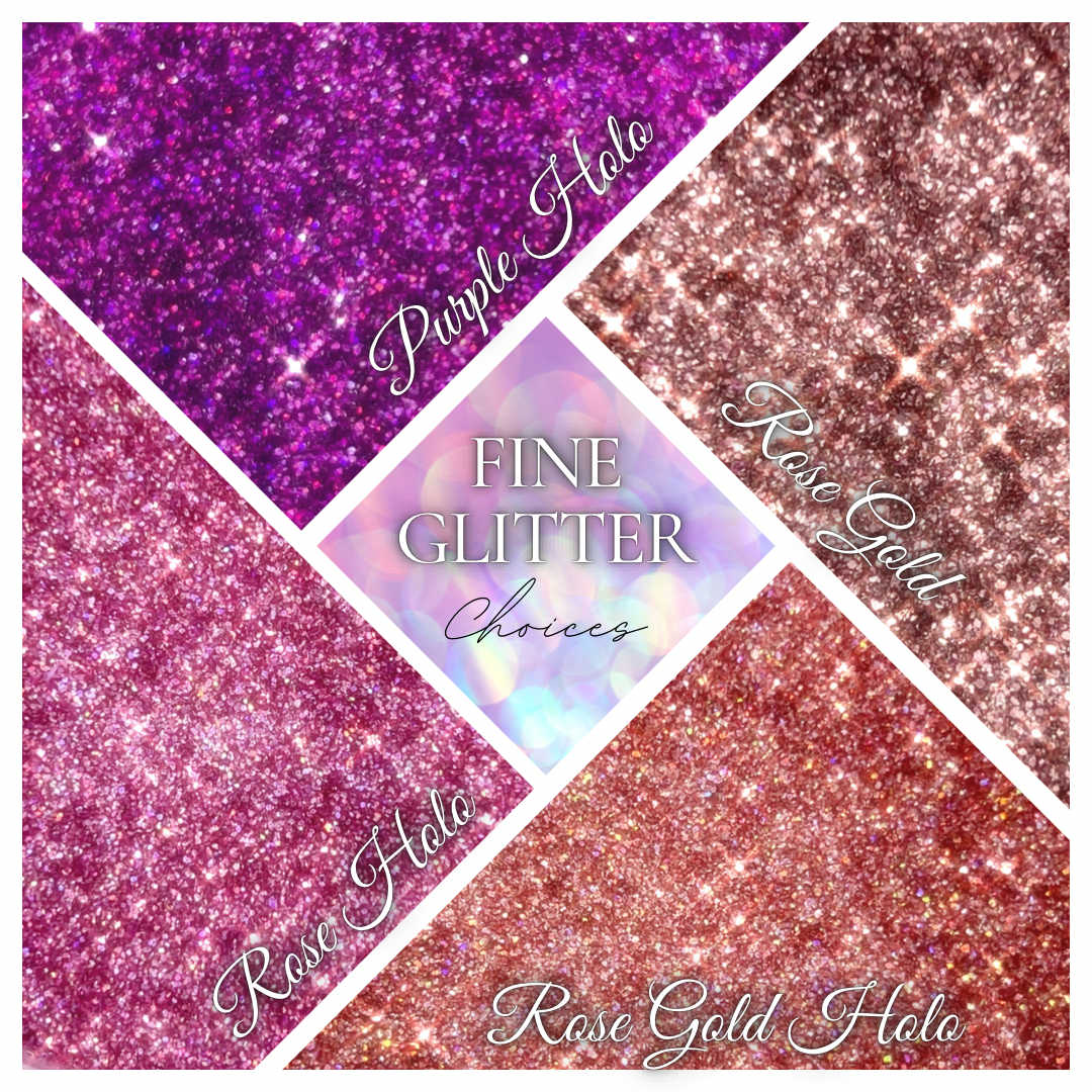 PYO fine glitter stack