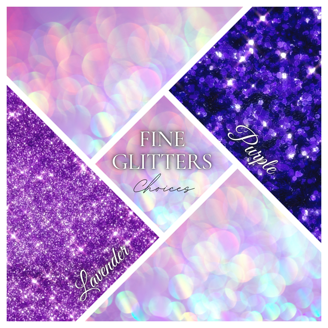 PYO fine glitter stack