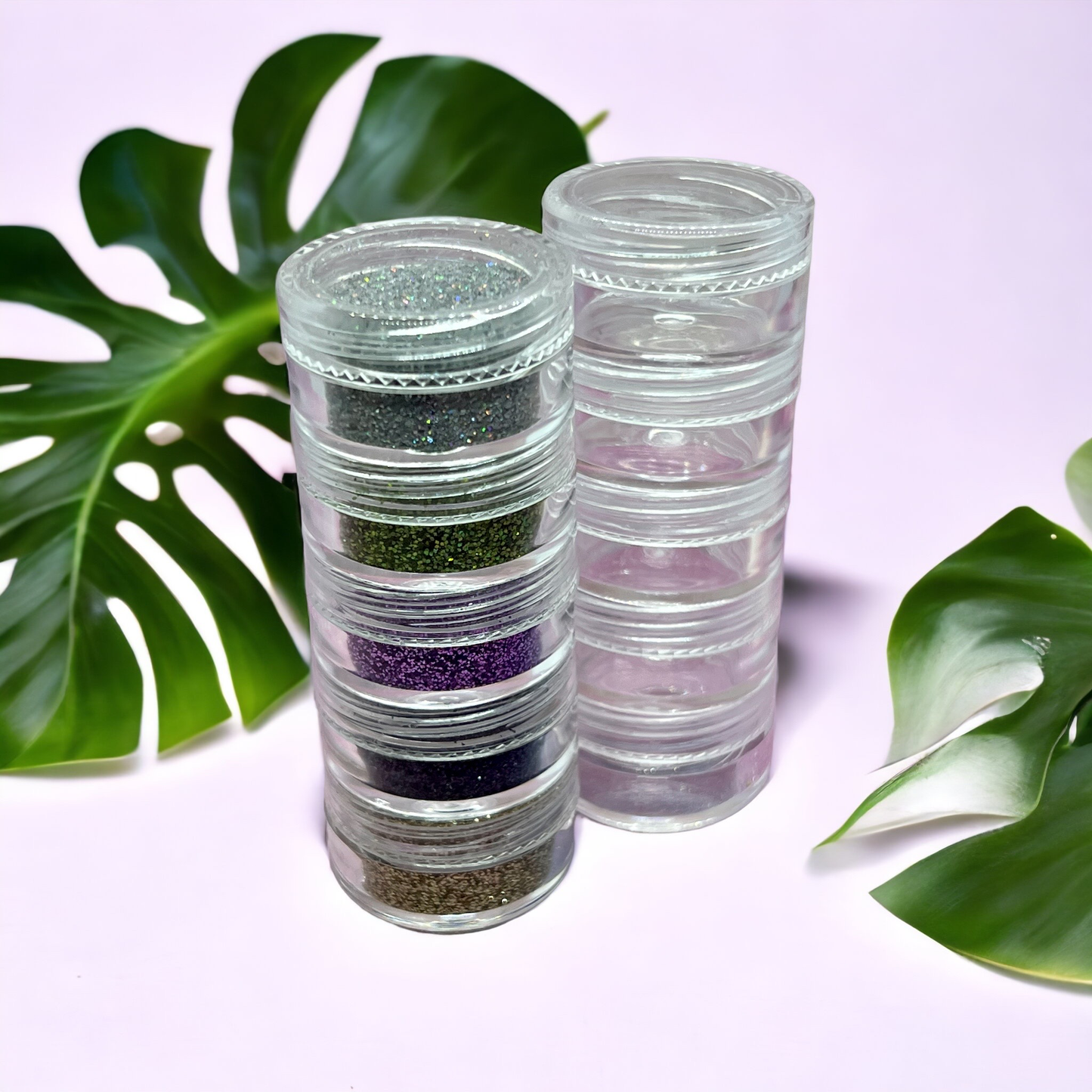 PYO fine glitter stack