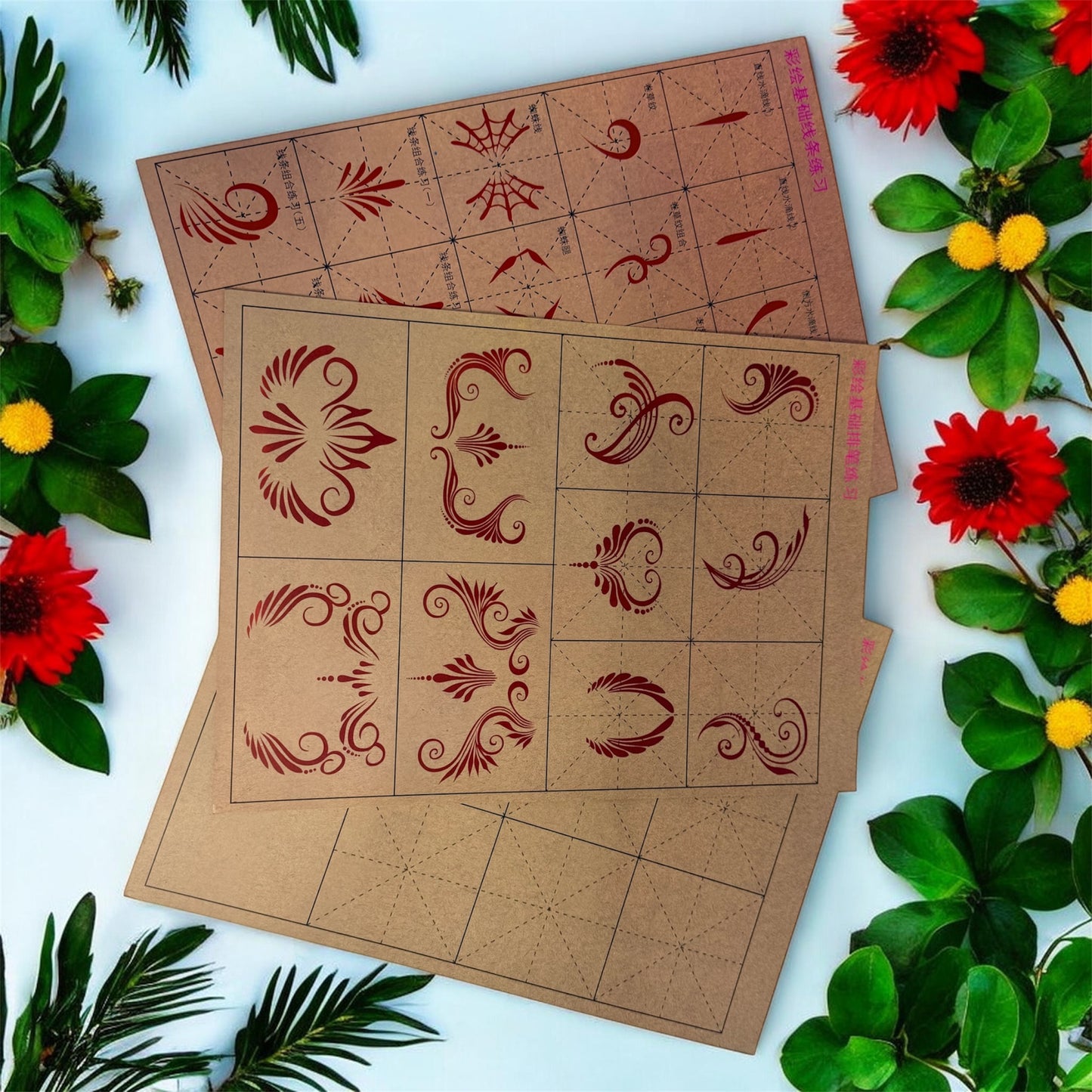 Face Painting PRACTICE BOARD| Reusable Training boards