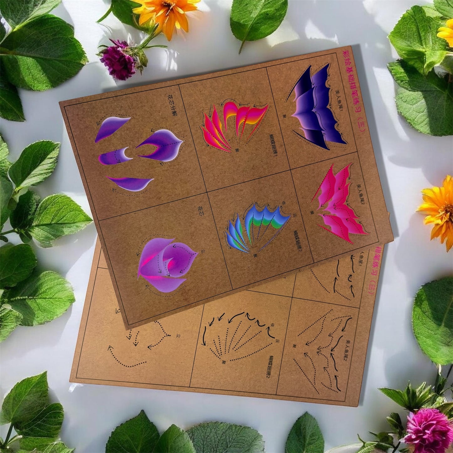 Face Painting PRACTICE BOARD| Reusable Training boards