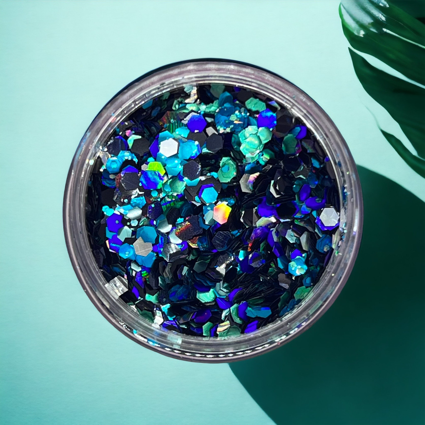 DEREK DOWNER holographic biodegradable glitter