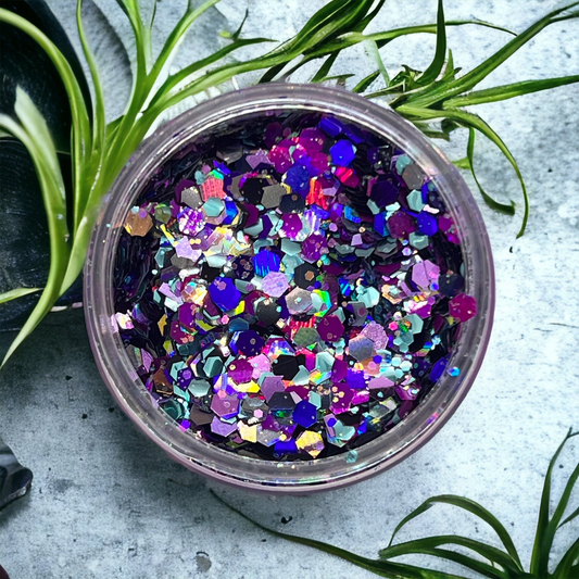 GRAFFITI holographic biodegradable glitter