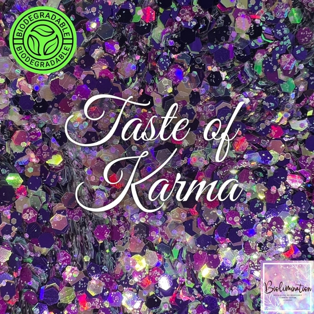 TASTE OF KARMA holographic biodegradable glitter